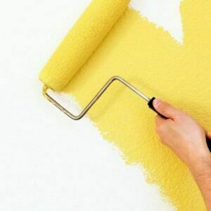 Picture of Paint Roller Brush Painting Wall
